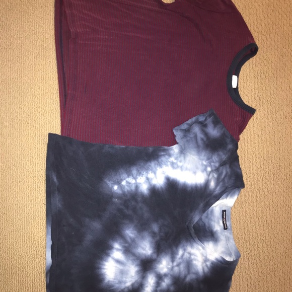 two brandy melville/john galt tee shirts. - Picture 1 of 3